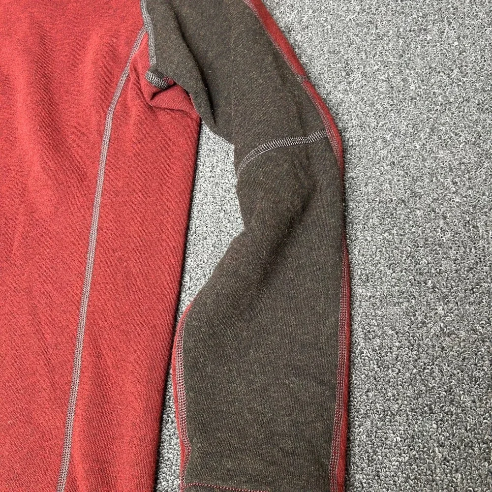 Kuhl Sweater Mens Med‎ Red Revel 1/4 Zip Kashmira Pullover Fleece Hiking